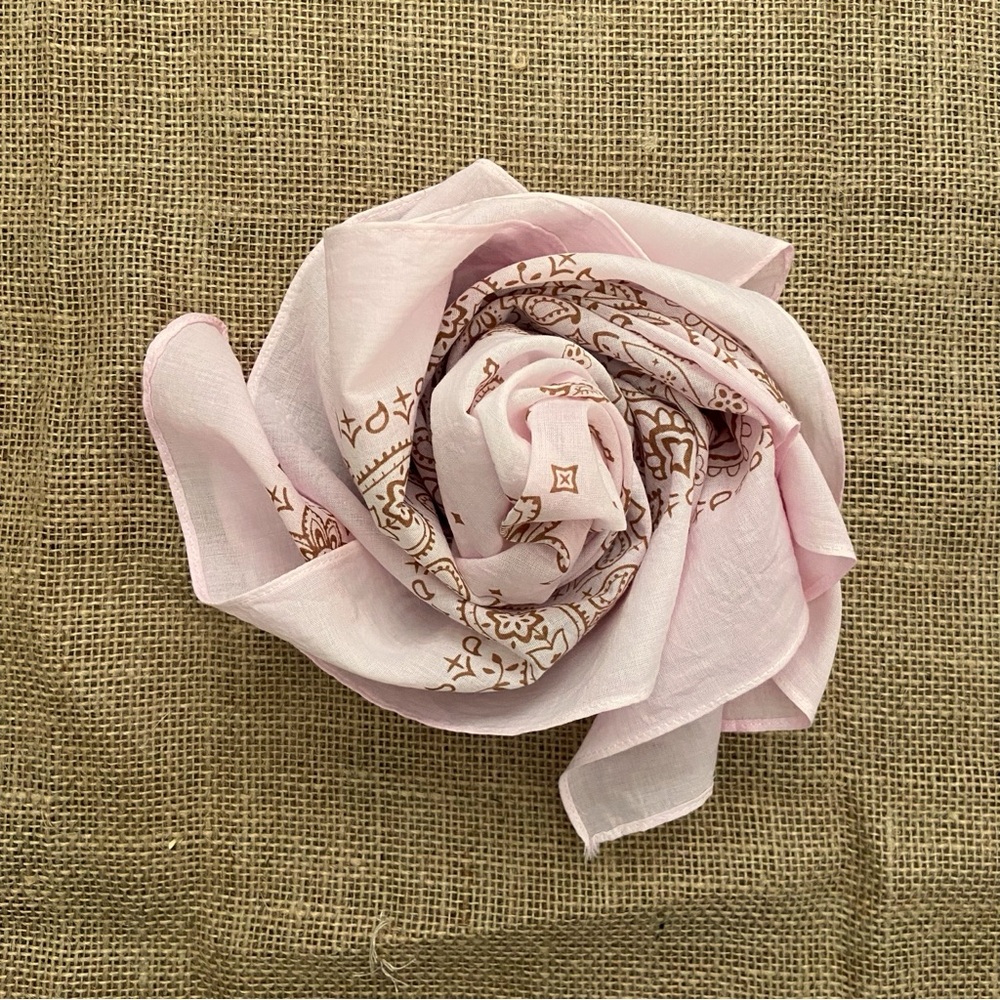 BANDANA Set Hand Dyed Sun Bleached "Rodeo Princess Collection" Set of 4 - Picture 7 of 13
